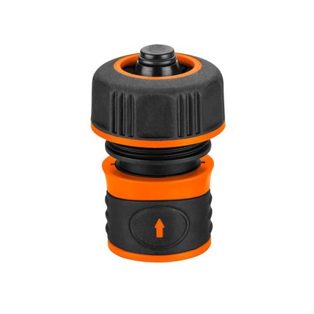 NEO TOOLS szybkozłączka z funkcją Stop tworzywo sztuczne,, 3/4", pomarańczowo-czarna, 15-723