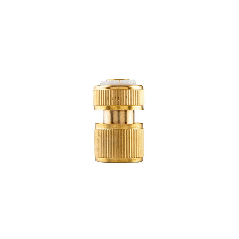 NEO TOOLS szybkozłączka z funkcją Stop materiał mosiądz, 1/2", złota, 15-731