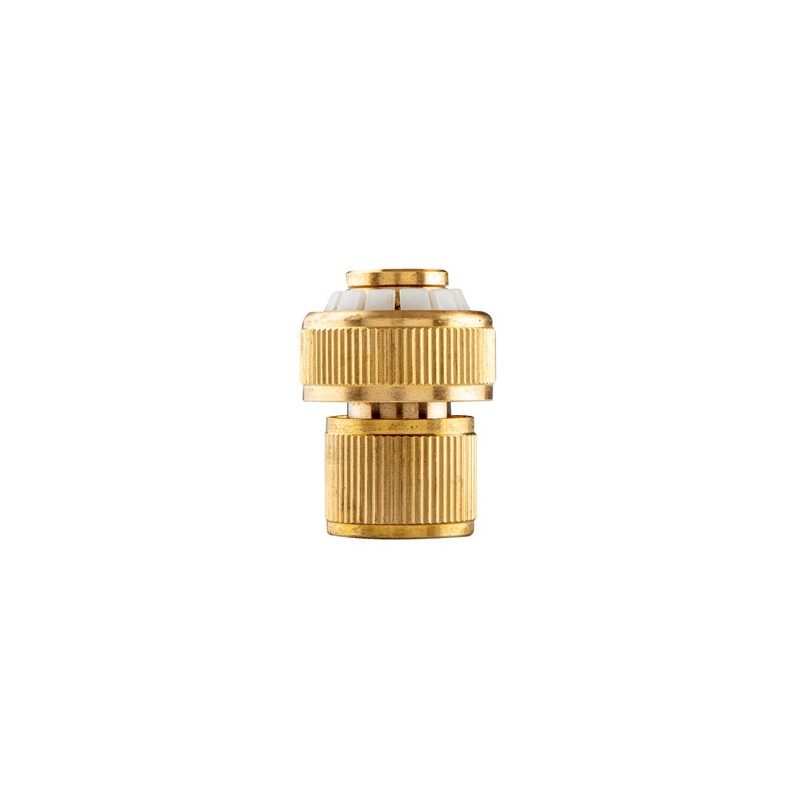 NEO TOOLS szybkozłączka do węża ogrodowego materiał mosiądz, 3/4", złota, 15-732