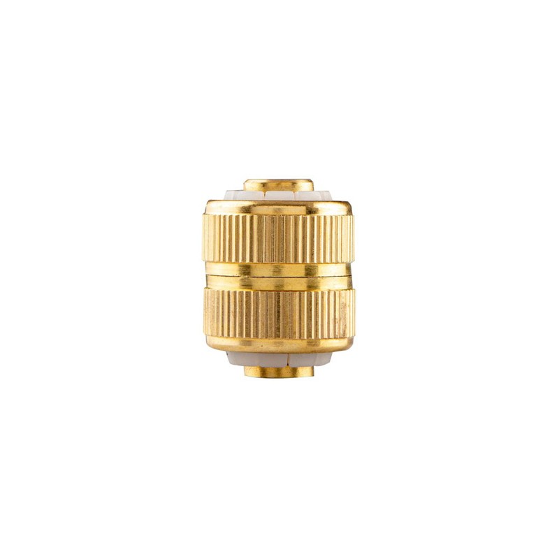 NEO TOOLS złączka do stałego łączenia węży materiał mosiądz, 1/2", złota, 15-736