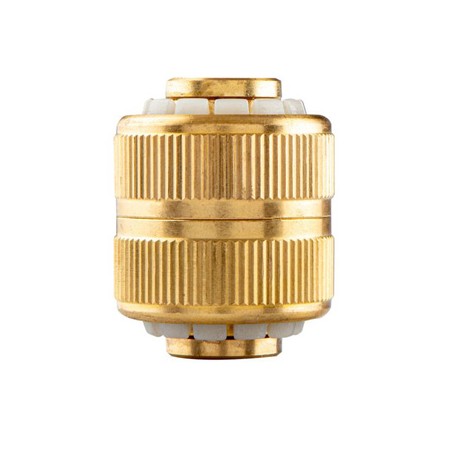 NEO TOOLS złączka do stałego łączenia węży materiał mosiądz, 3/4", złota, 15-737