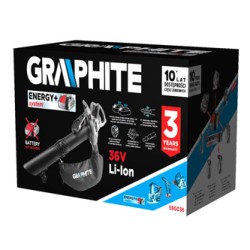 Graphite Dmuchawa do liści akumulatorowa 58G036, (2x18 V DC) 36 V DCV, EOL