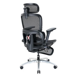 Ultradesk INNOVATOR Ergonomiczny fotel biurowy, czarne