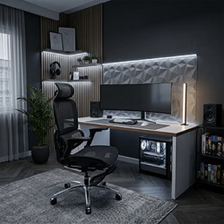 Ultradesk INNOVATOR Ergonomiczny fotel biurowy, czarne