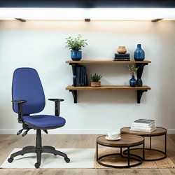 Powerton ERGO ANNA Ergonomiczny fotel biurowy, Niebieski