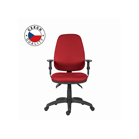 Powerton ERGO ANNA Ergonomiczny fotel biurowy, Czerwony