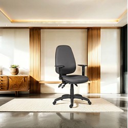 Powerton ERGO ANNA Ergonomiczny fotel biurowy, Szary