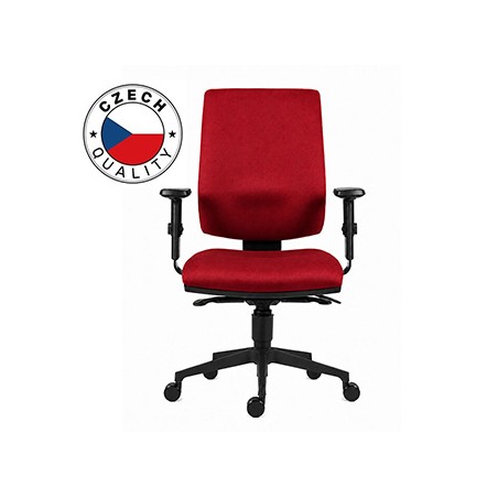 Powerton ERGO HANA Ergonomiczny fotel biurowy, Czerwony