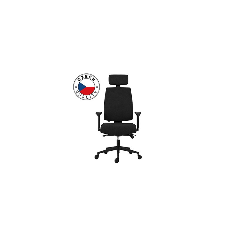Powerton ERGO JANA Ergonomiczny fotel biurowy, Czarny