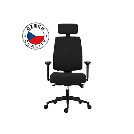 Powerton ERGO JANA Ergonomiczny fotel biurowy, Czarny