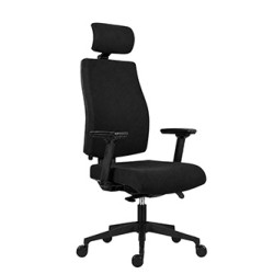 Powerton ERGO JANA Ergonomiczny fotel biurowy, Czarny