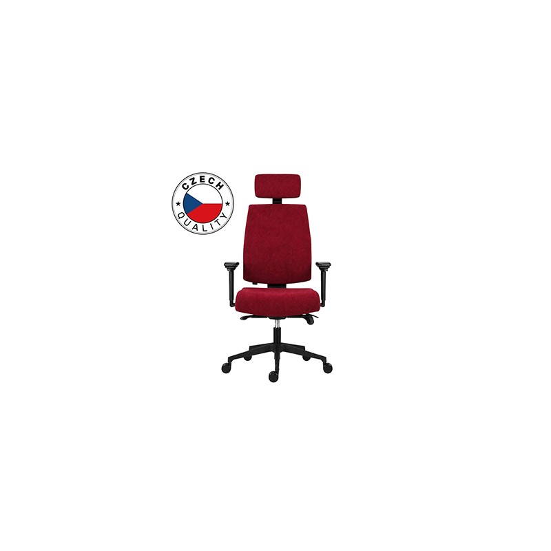 Powerton ERGO JANA Ergonomiczny fotel biurowy, Czerwony