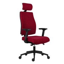 Powerton ERGO JANA Ergonomiczny fotel biurowy, Czerwony
