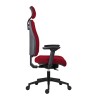 Powerton ERGO JANA Ergonomiczny fotel biurowy, Czerwony