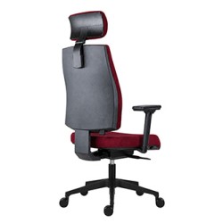 Powerton ERGO JANA Ergonomiczny fotel biurowy, Czerwony
