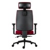 Powerton ERGO JANA Ergonomiczny fotel biurowy, Czerwony