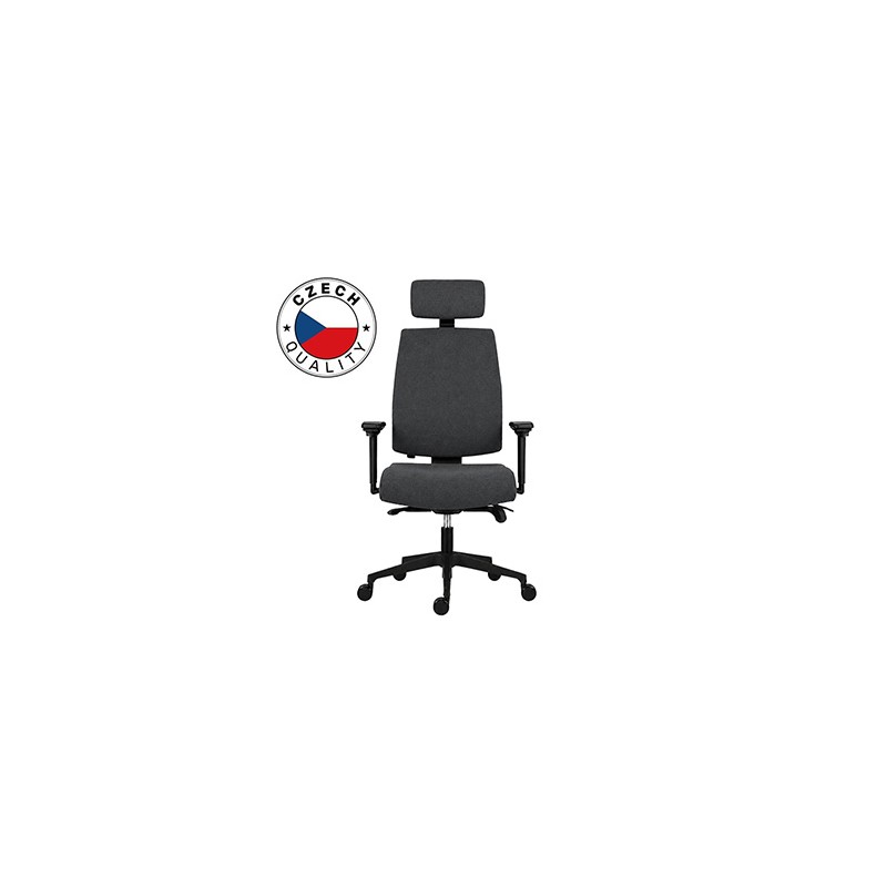 Powerton ERGO JANA Ergonomiczny fotel biurowy, Szary