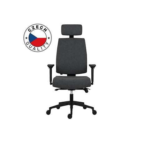 Powerton ERGO JANA Ergonomiczny fotel biurowy, Szary