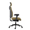 Powerton ERGO JANA Ergonomiczny fotel biurowy, żółta