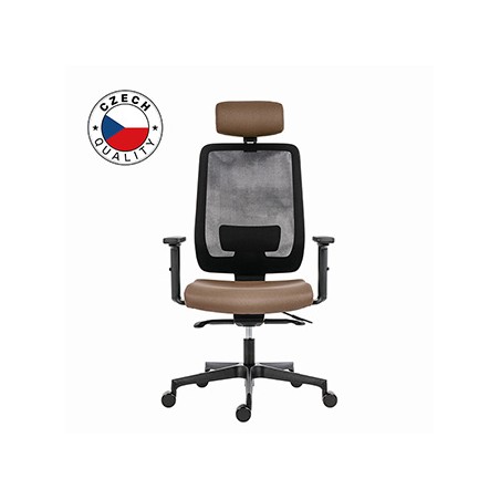 Powerton ERGO LUCIE Ergonomiczny fotel biurowy, Beż