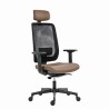 Powerton ERGO LUCIE Ergonomiczny fotel biurowy, Beż