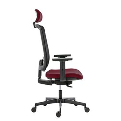 Powerton ERGO LUCIE Ergonomiczny fotel biurowy, Czerwony
