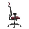 Powerton ERGO LUCIE Ergonomiczny fotel biurowy, Czerwony