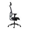 Powerton ERGO MARIE Ergonomiczny fotel biurowy, Czarny