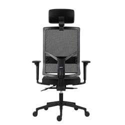 Powerton ERGO MARIE Ergonomiczny fotel biurowy, Czarny