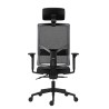 Powerton ERGO MARIE Ergonomiczny fotel biurowy, Czarny