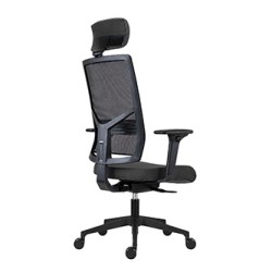 Powerton ERGO MARIE Ergonomiczny fotel biurowy, Ciemnoszary