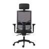 Powerton ERGO MARIE Ergonomiczny fotel biurowy, Ciemnoszary