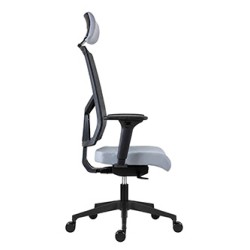 Powerton ERGO MARIE Ergonomiczny fotel biurowy, Jasnoszary