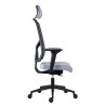 Powerton ERGO MARIE Ergonomiczny fotel biurowy, Jasnoszary