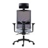 Powerton ERGO MARIE Ergonomiczny fotel biurowy, Jasnoszary
