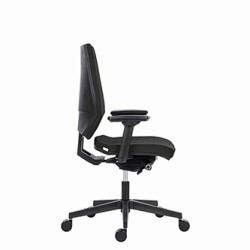 Powerton ERGO SIMA Ergonomiczny fotel biurowy, Czarny