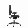 Powerton ERGO SIMA Ergonomiczny fotel biurowy, Czarny