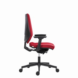 Powerton ERGO SIMA Ergonomiczny fotel biurowy, Czerwony