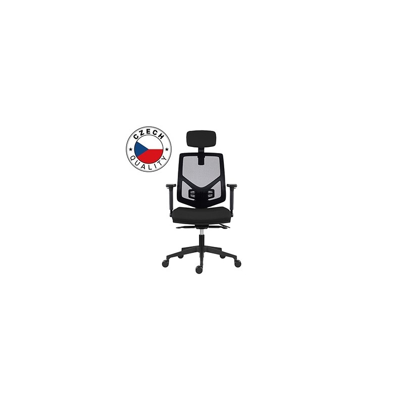 Powerton ERGO TINA Ergonomiczny fotel biurowy, Czarny
