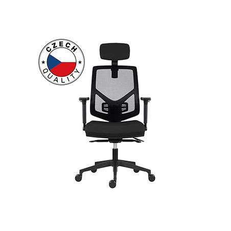 Powerton ERGO TINA Ergonomiczny fotel biurowy, Czarny