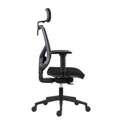Powerton ERGO TINA Ergonomiczny fotel biurowy, Czarny