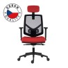 Powerton ERGO TINA Ergonomiczny fotel biurowy, Czerwony