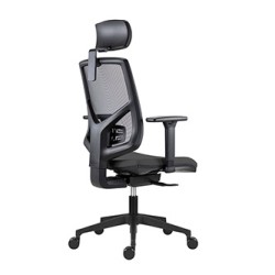 Powerton ERGO TINA Ergonomiczny fotel biurowy, Szary