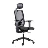Powerton ERGO TINA Ergonomiczny fotel biurowy, Szary