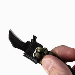 Neo Tools Bransoletka survivalowa 5w1 kompas, nóż, gwizdek, linka, krzesiwo