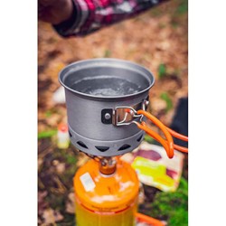 Zestaw garnków 2 w 1 z radiatorem szara, aluminium, 63-144, garnek, patelnia, Neo Tools