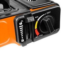 Kuchenka gazowy, czarny, 34.5x28x11 cm, Neo Tools