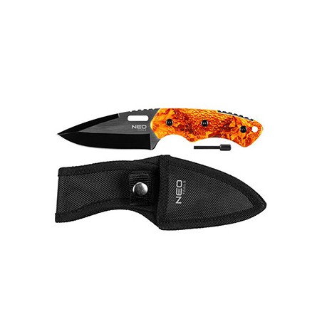 Neo Tools Nóż survivalowy, nerezová ocel, 20mm, 9mm, 63-109, krzesiwo w rękojeści