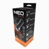 Latarka LED akumulatorowa, 1x4000 mAh, aluminium, czarna, Funkcja zoom, 3 rodzaje świecenia, IPX4, USB
