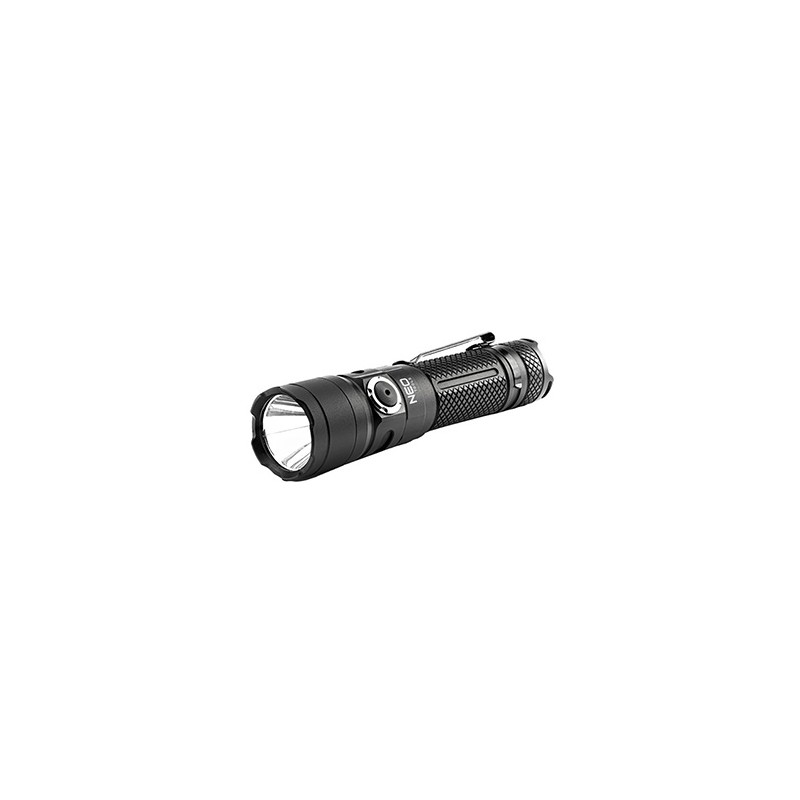 Latarka akumulatorowa, 1xLED, 1x4000 mAh, czarna, 10W, czas działania do 9 godzin, 1500 lumenów